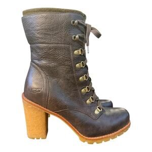 UGG Fabrice Lace Up Bootie Women size 10